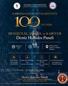 Deniz Hukuku Paneli Gerçekleşitrilecek